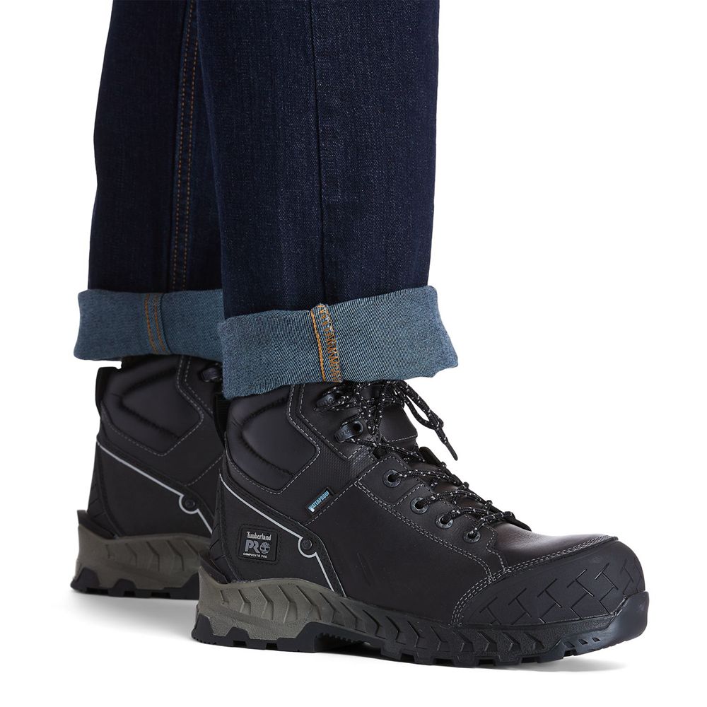 Botas de Trabajo Masculino - Timberland Pro® Summit 6-Inch Composite-Toe - MCYKW6490 - Pretas